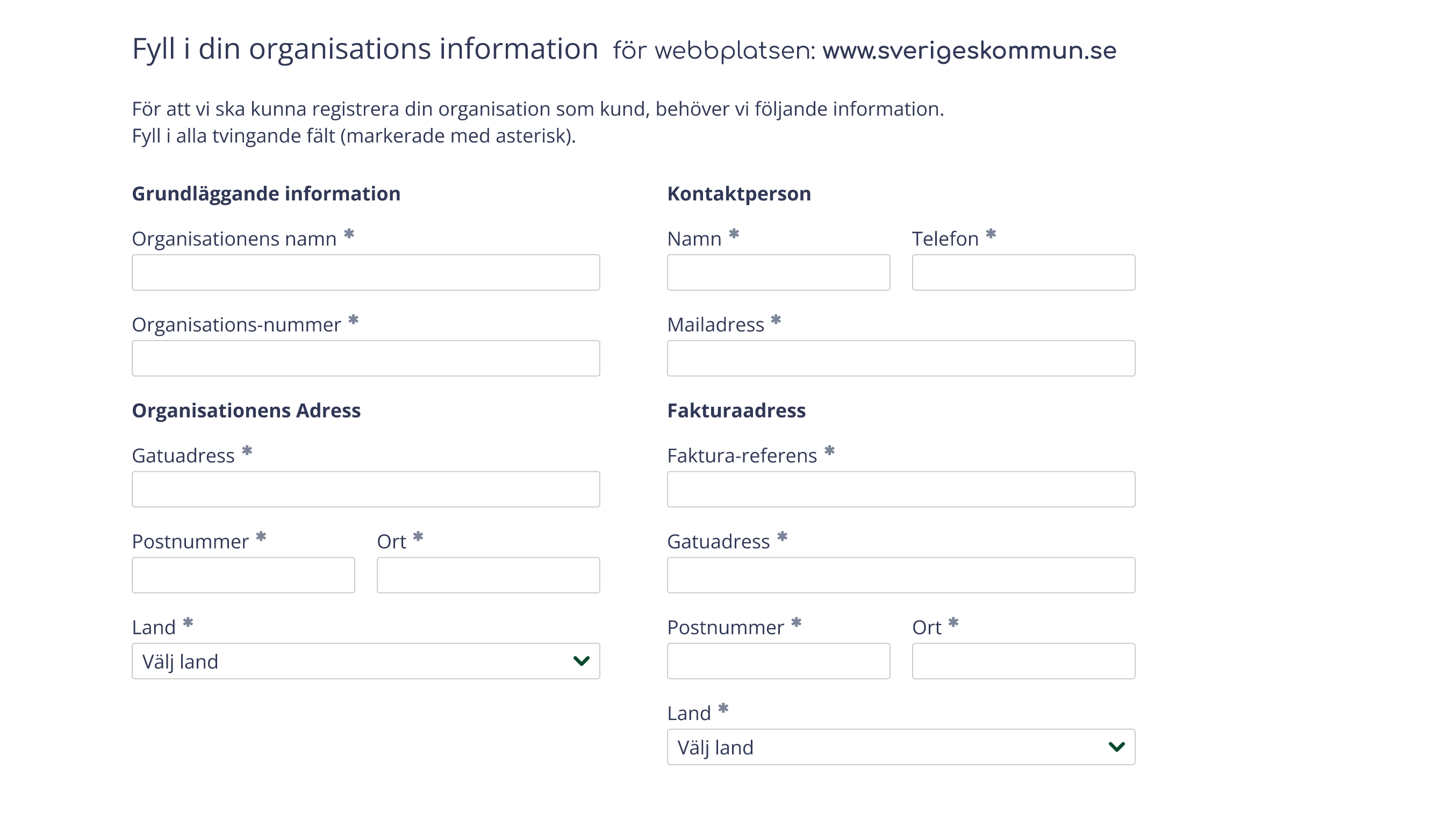 Illustration of Vizzit settings